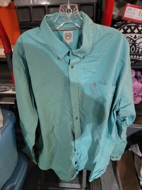 Cinch Men’s Teal Button-Down Shirt